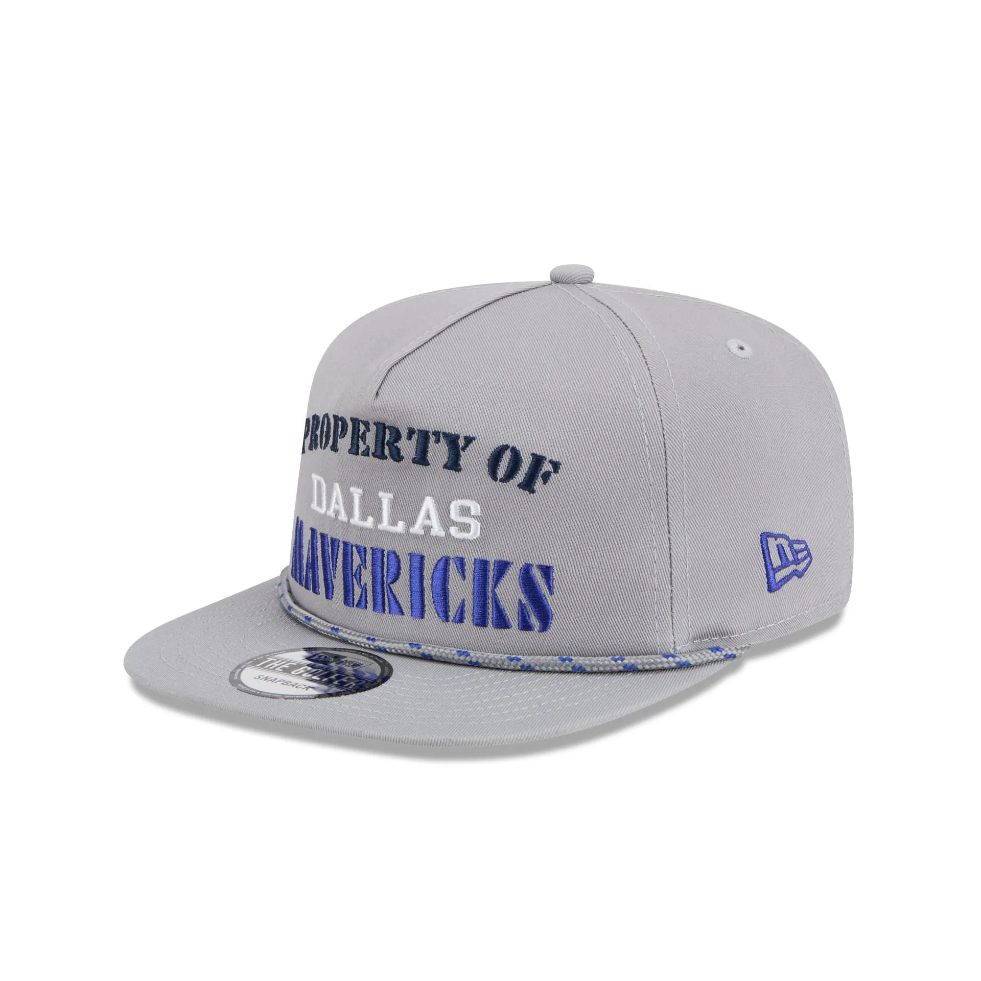 Dallas Mavericks Vintage Gray Rope Golfer Hat sold by New Era product image thumbnail 3