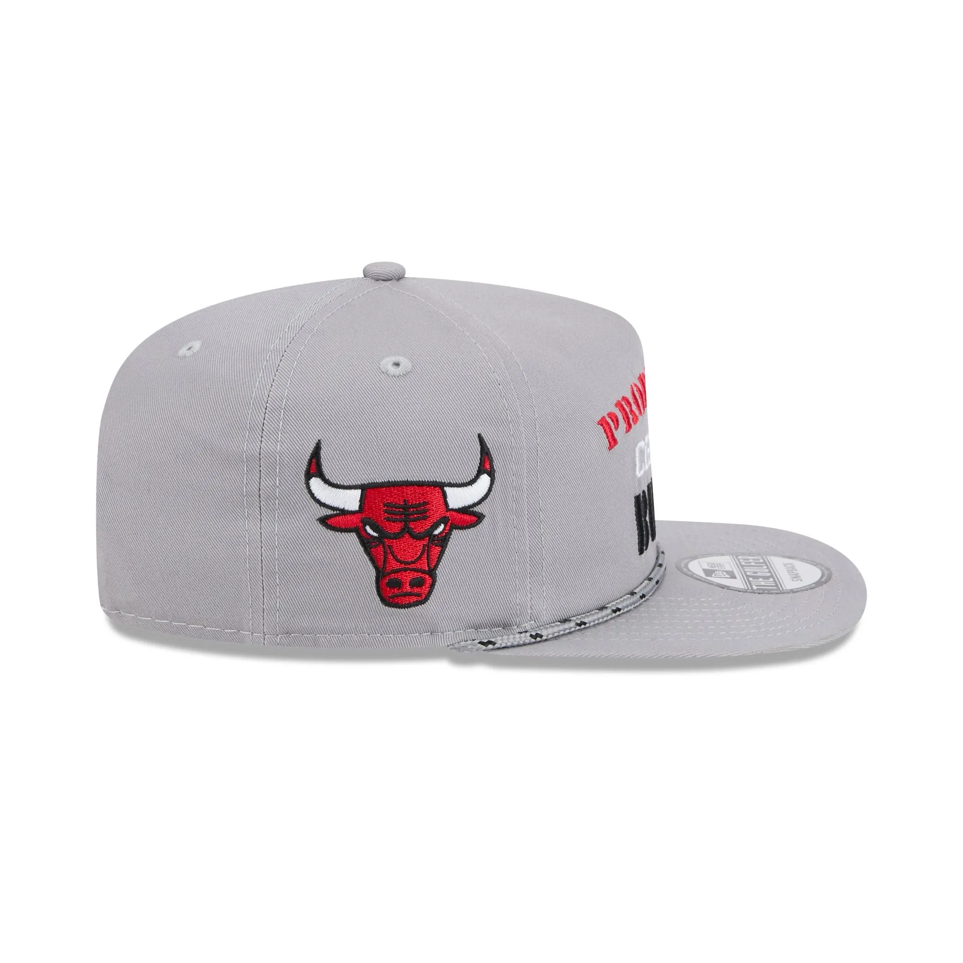 Chicago Bulls Vintage Gray Rope Golfer Hat sold by New Era product image thumbnail 4