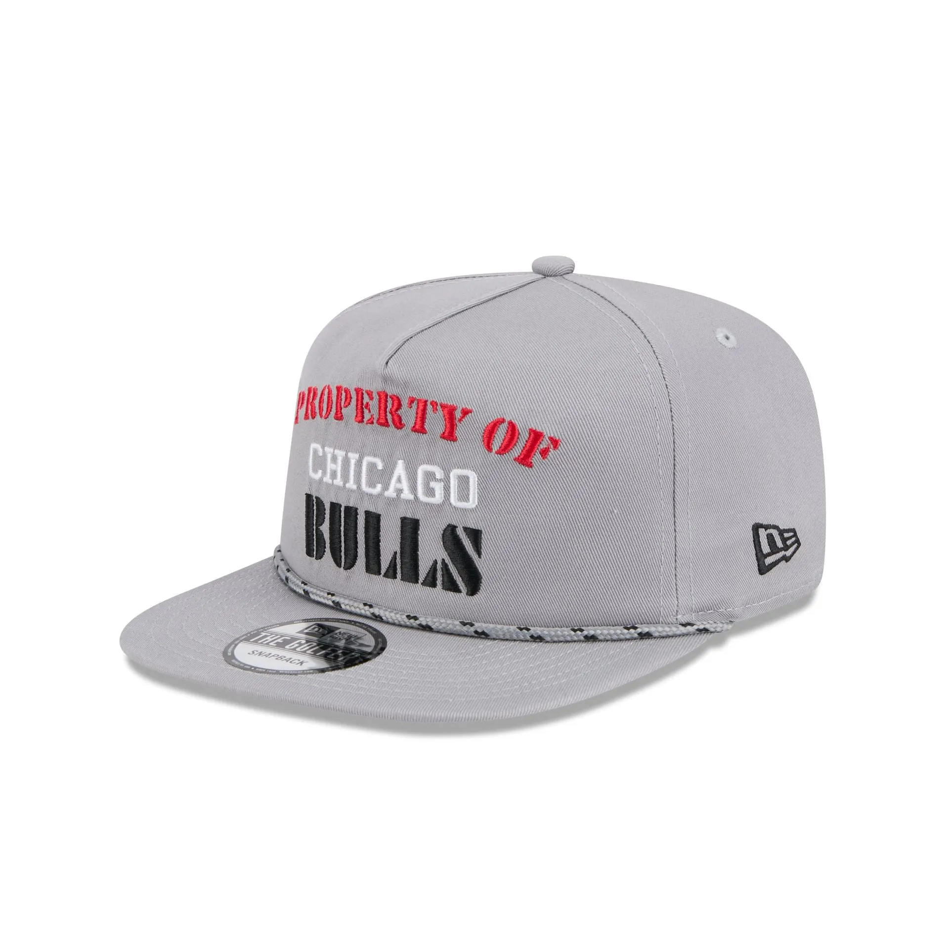 Chicago Bulls Vintage Gray Rope Golfer Hat sold by New Era product image thumbnail 3