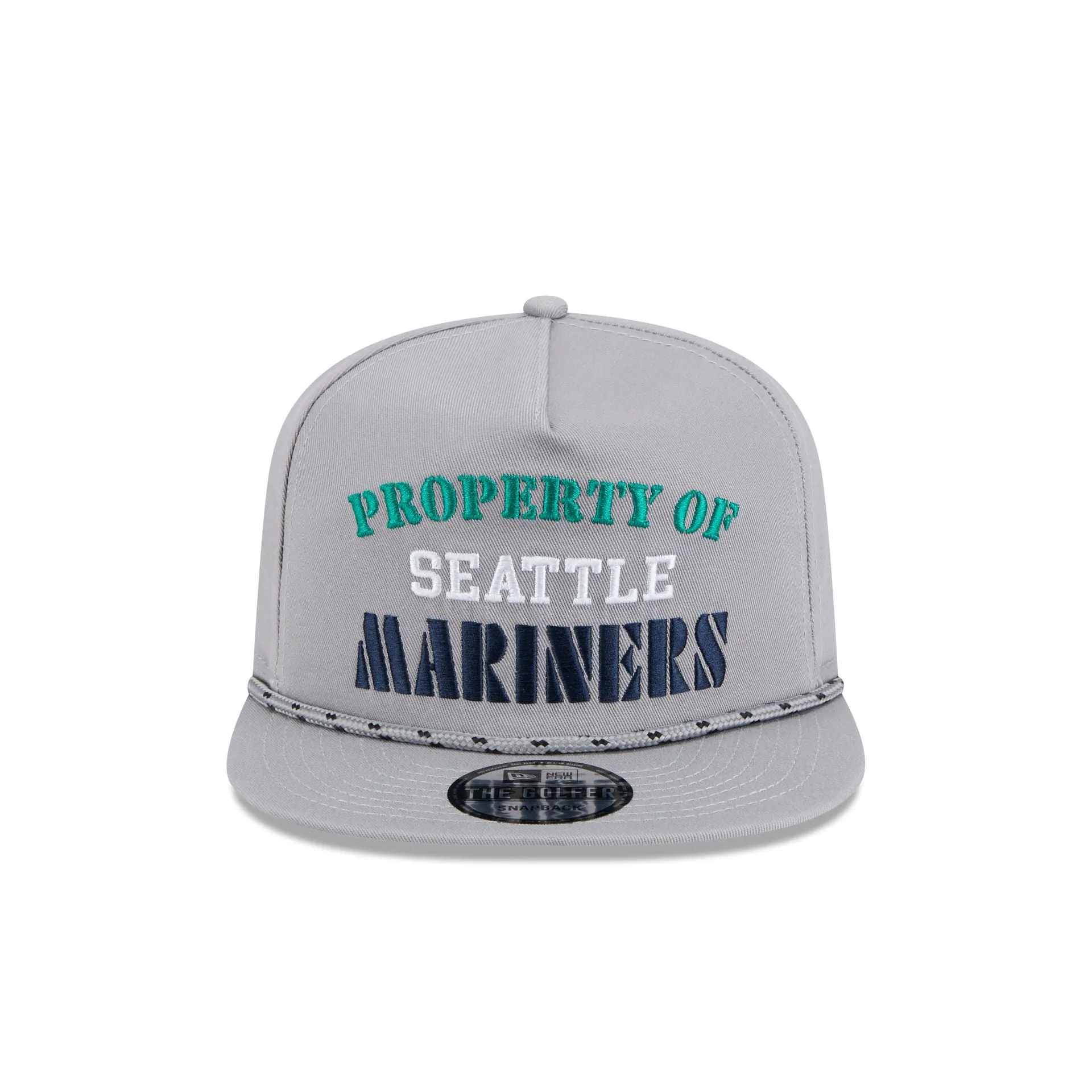 Seattle Mariners Vintage Gray Rope Golfer Hat sold by New Era product image thumbnail 2