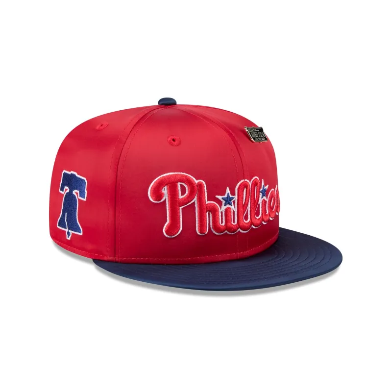 Philadelphia Phillies Spring Satin 59FIFTY Fitted Hat sold by New Era