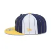 Milwaukee Brewers Pinstripe League Pin 59FIFTY Fitted Hat sold by New Era