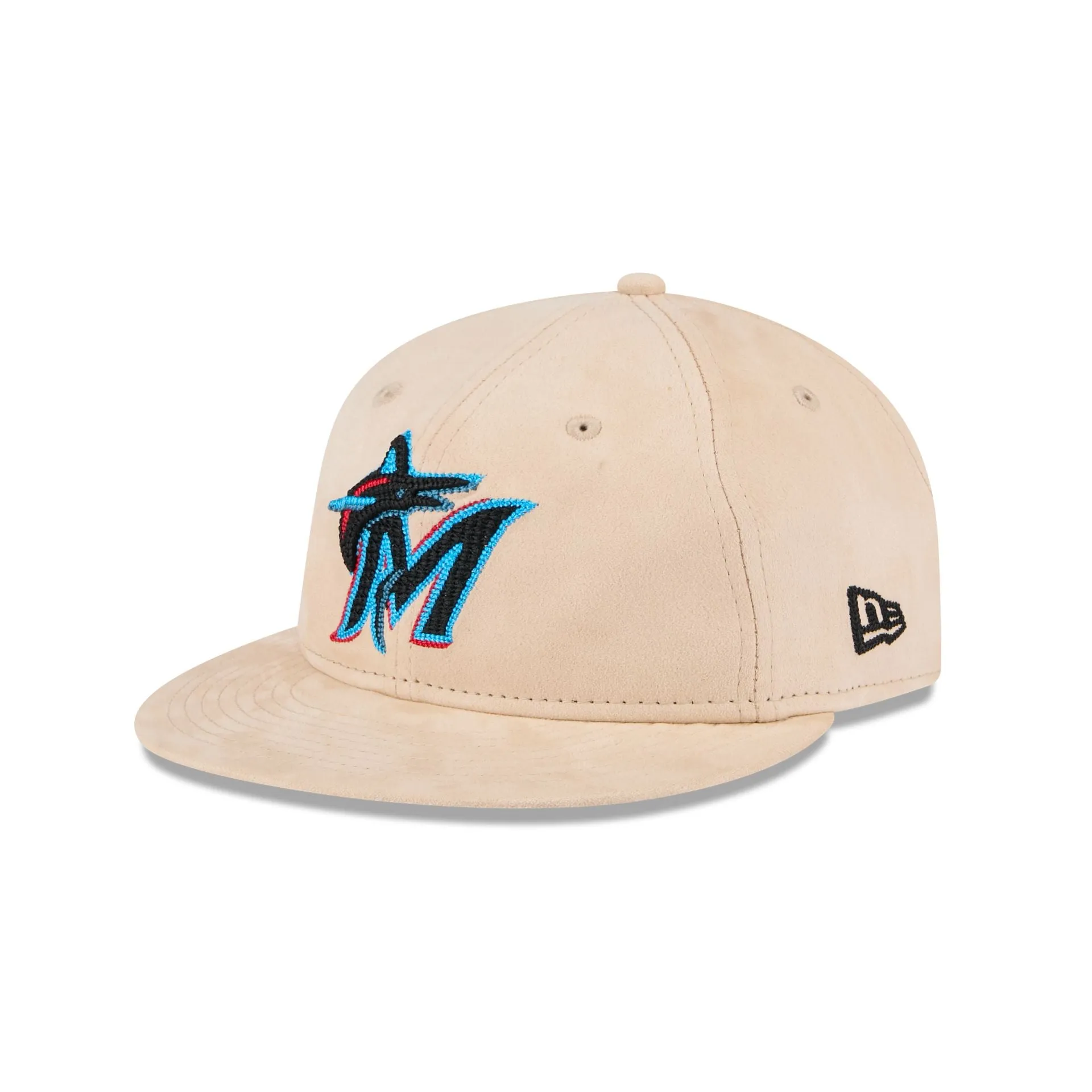 Miami Marlins Stone Suede Retro Crown 9FIFTY Snapback Hat sold by New Era