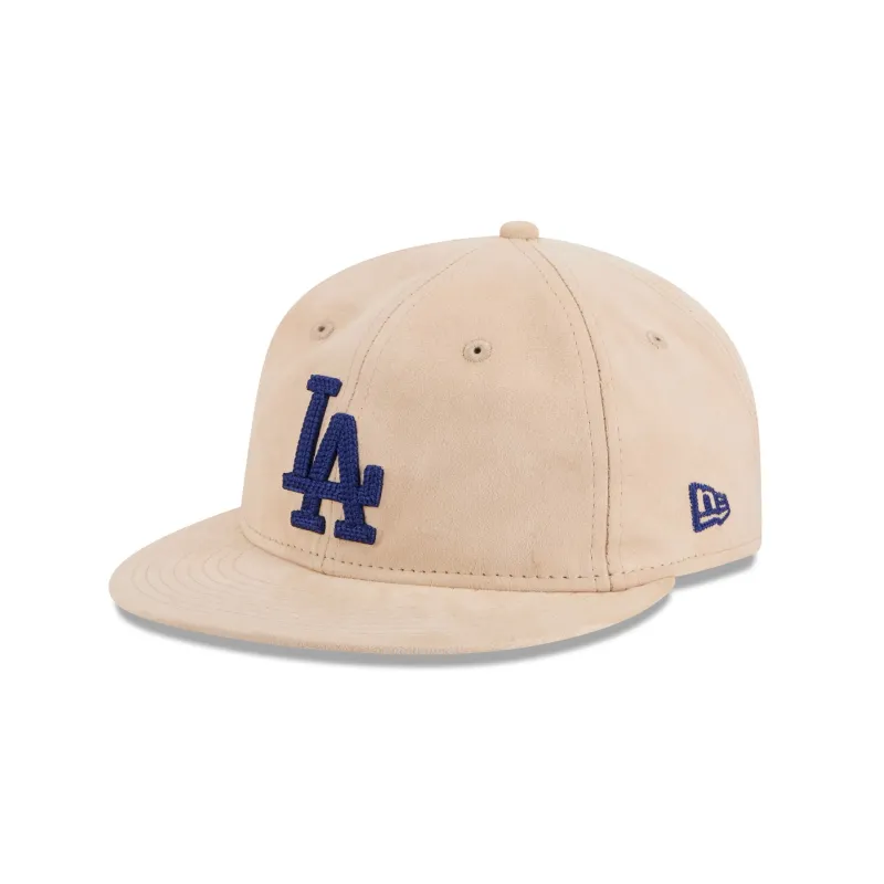 Los Angeles Dodgers Stone Suede Retro Crown 9FIFTY Snapback Hat sold by New Era