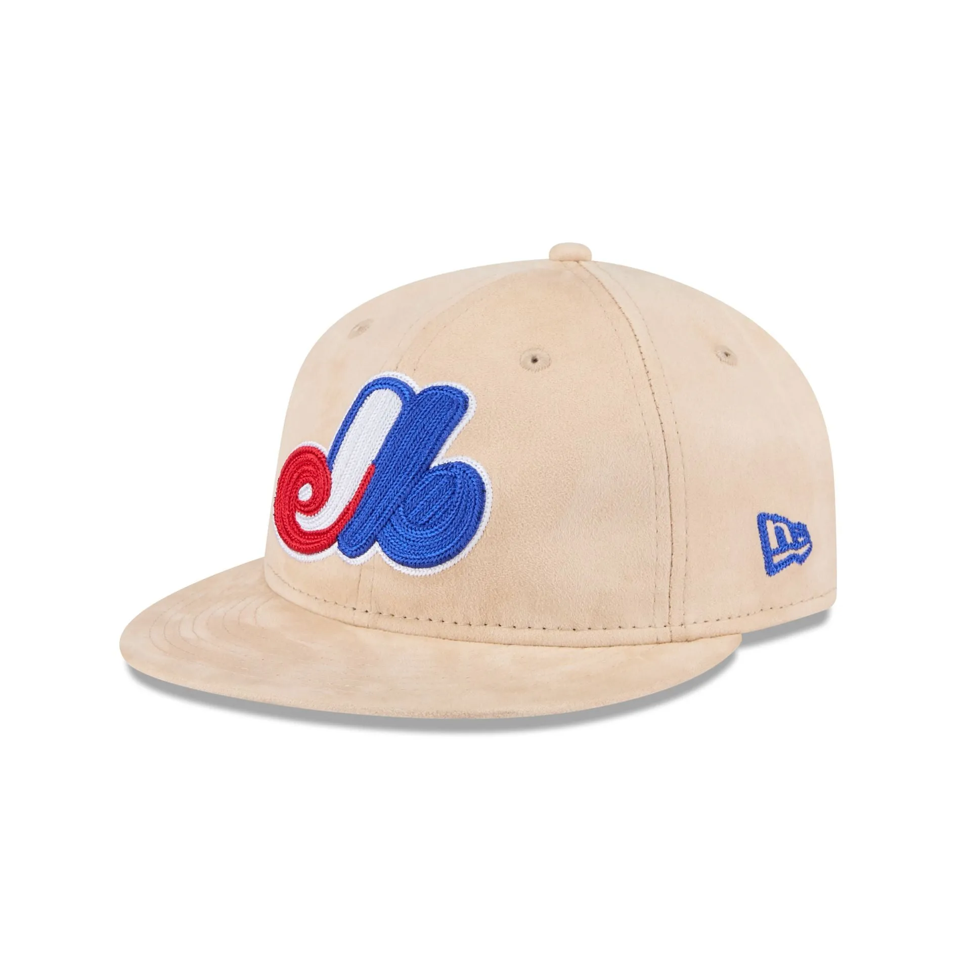 Montreal Expos Stone Suede Retro Crown 9FIFTY Snapback Hat sold by New Era
