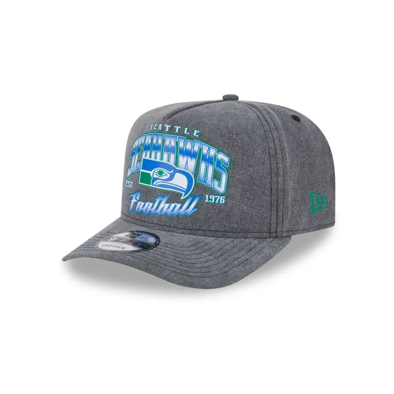 Seattle Seahawks Washed 9FIFTY A-Frame Snapback Hat sold by New Era