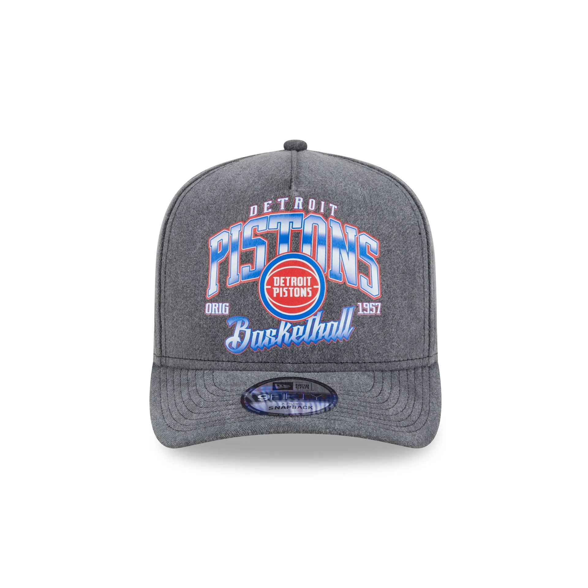Detroit Pistons Washed 9FIFTY A-Frame Snapback Hat sold by New Era product image thumbnail 2