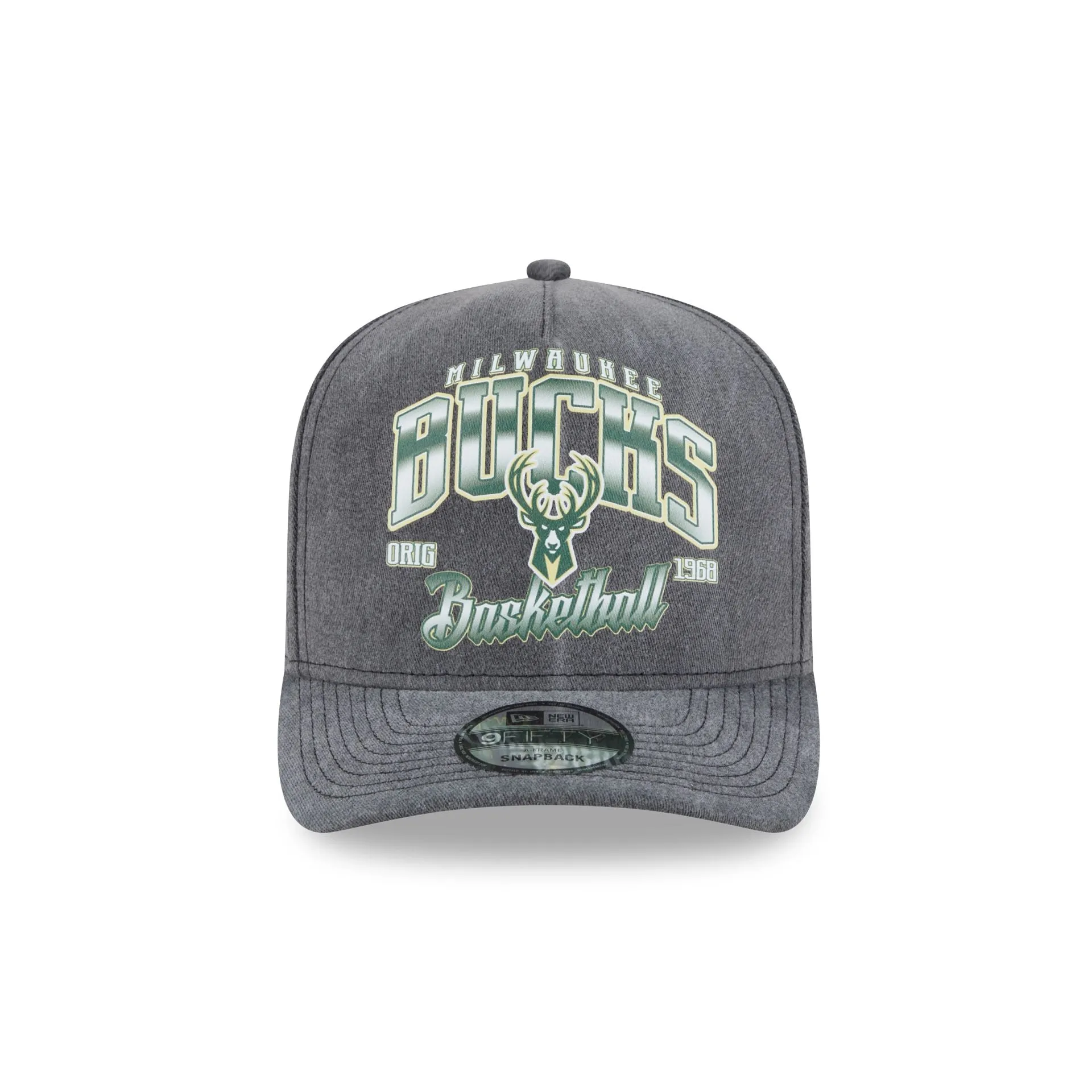 Milwaukee Bucks Washed 9FIFTY A-Frame Snapback Hat sold by New Era product image thumbnail 2