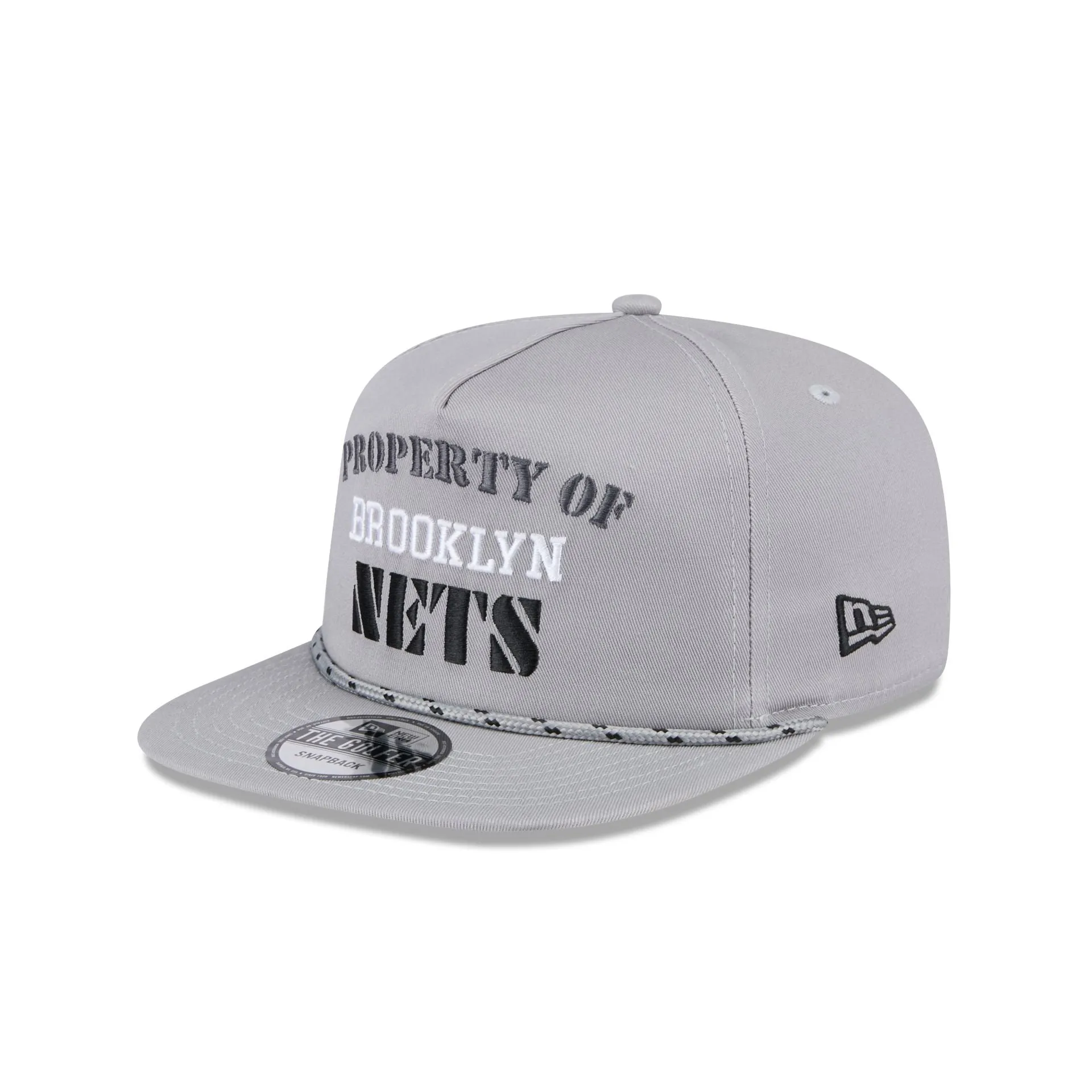 Brooklyn Nets Vintage Gray Rope Golfer Hat sold by New Era product image thumbnail 3