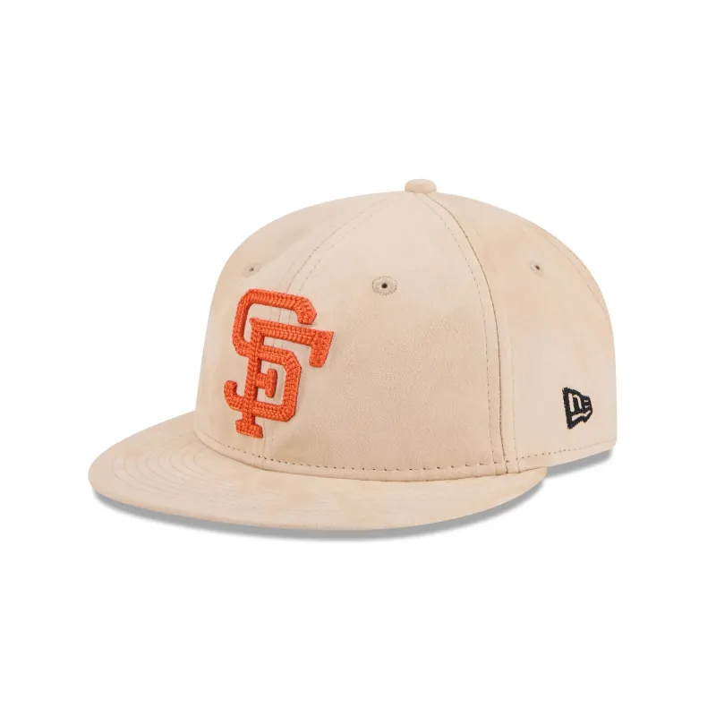 San Francisco Giants Stone Suede Retro Crown 9FIFTY Snapback Hat sold by New Era
