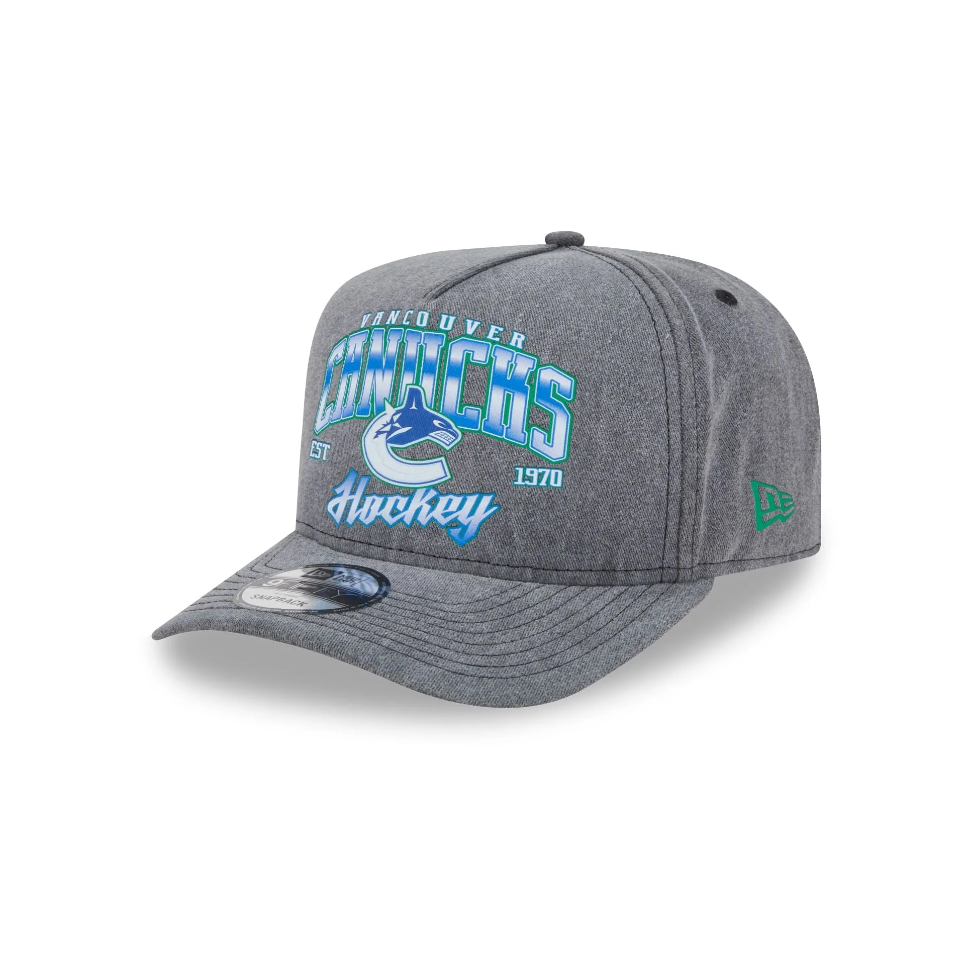 Vancouver Canucks Washed 9FIFTY A-Frame Snapback Hat sold by New Era