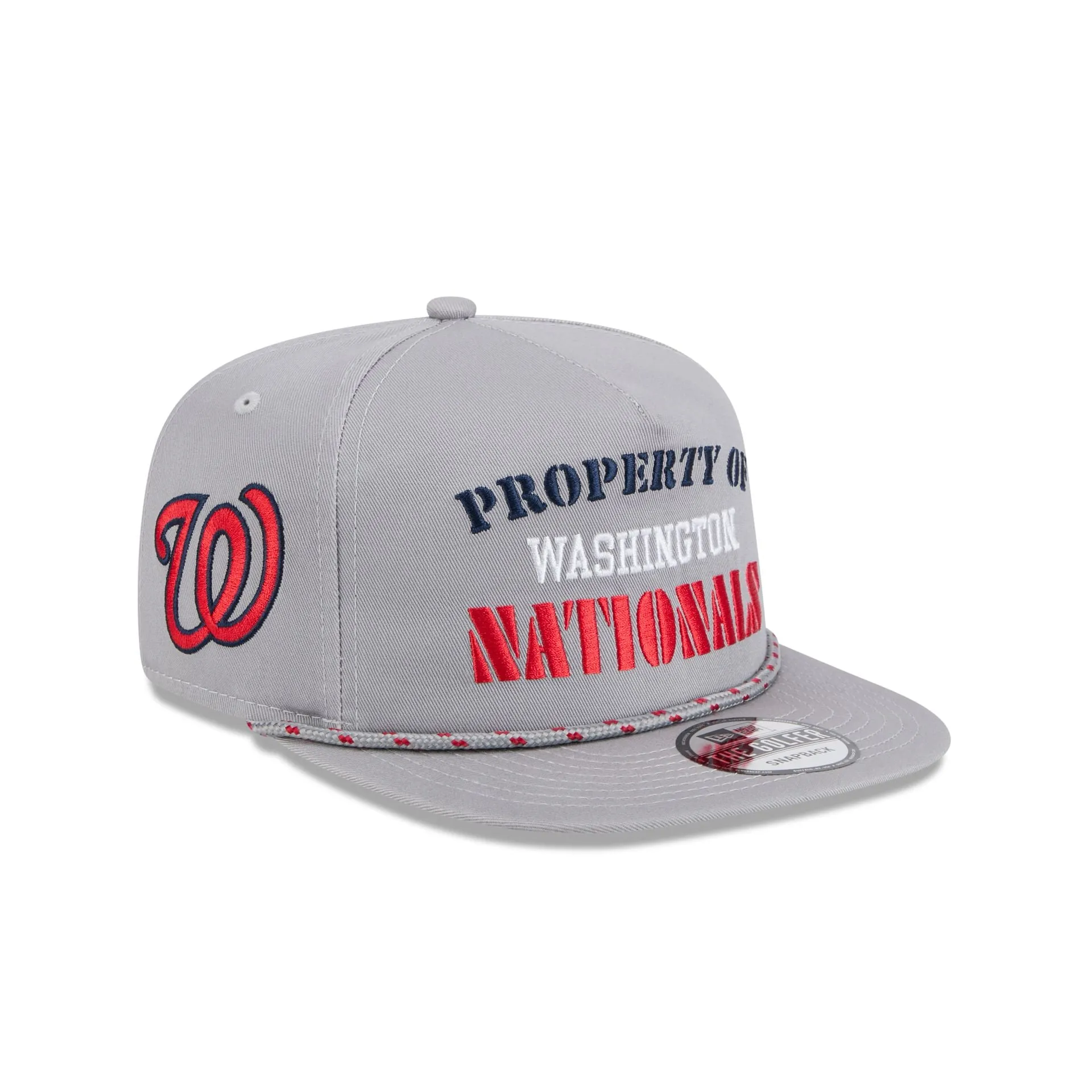 Washington Nationals Vintage Gray Rope Golfer Hat sold by New Era