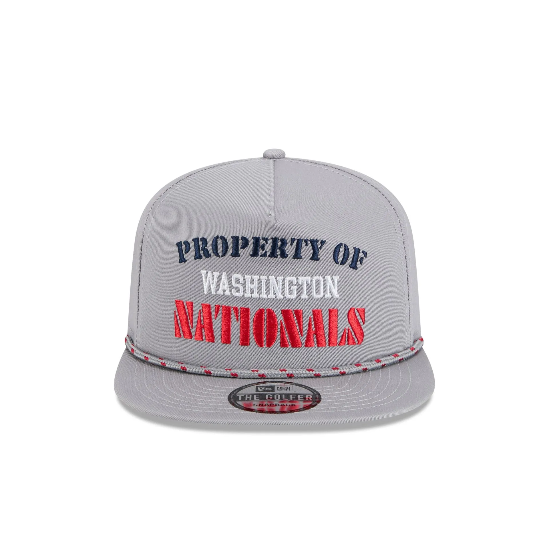 Washington Nationals Vintage Gray Rope Golfer Hat sold by New Era product image thumbnail 2