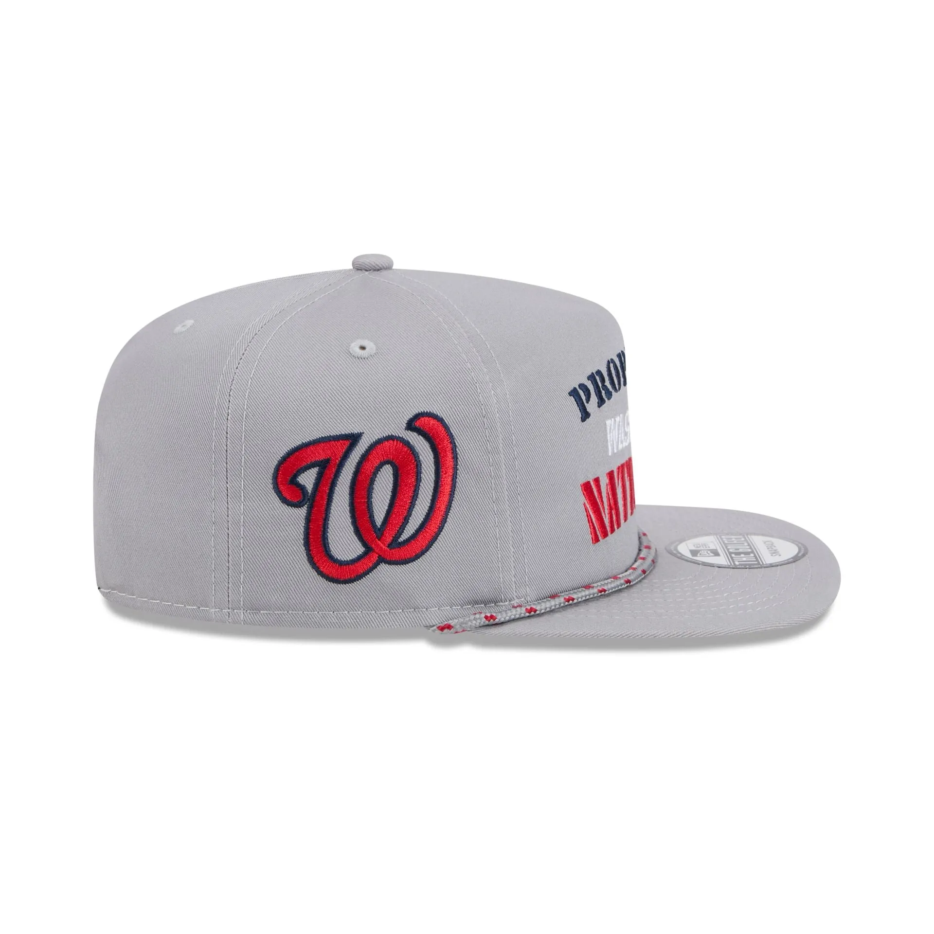 Washington Nationals Vintage Gray Rope Golfer Hat sold by New Era product image thumbnail 4