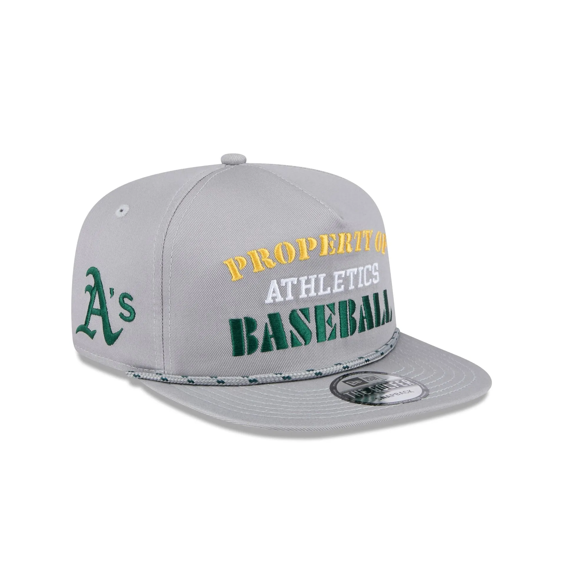 Athletics Vintage Gray Rope Golfer Hat sold by New Era