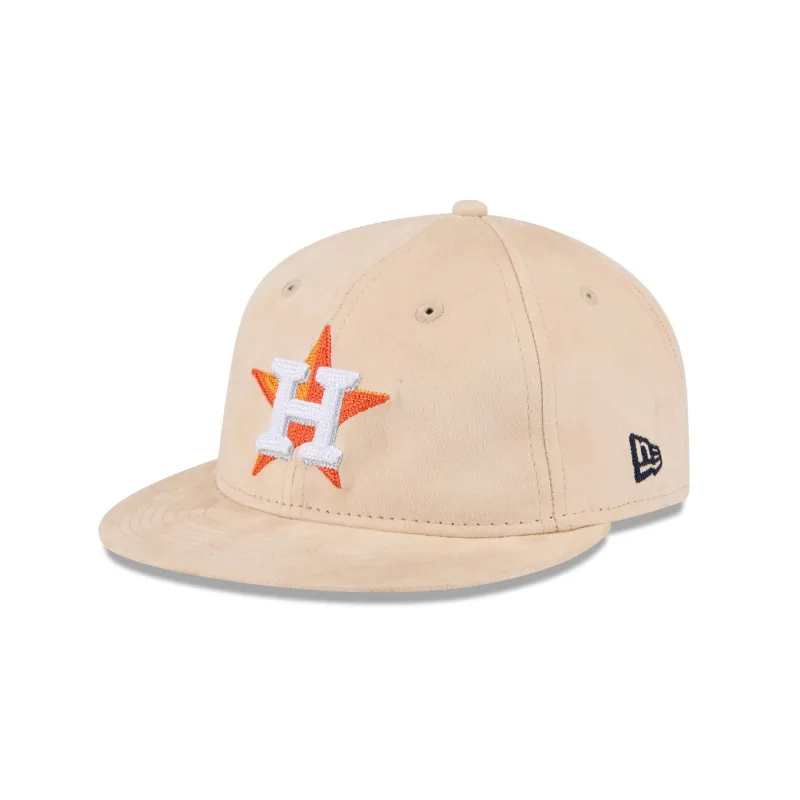 Houston Astros Stone Suede Retro Crown 9FIFTY Snapback Hat sold by New Era