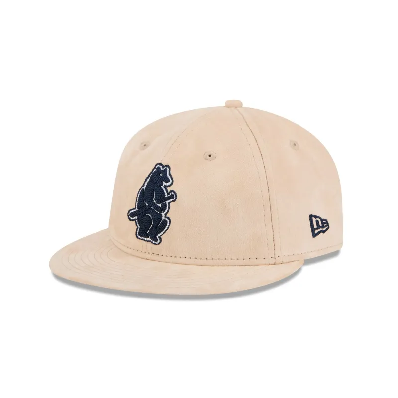 Chicago Cubs Stone Suede Retro Crown 9FIFTY Snapback Hat sold by New Era