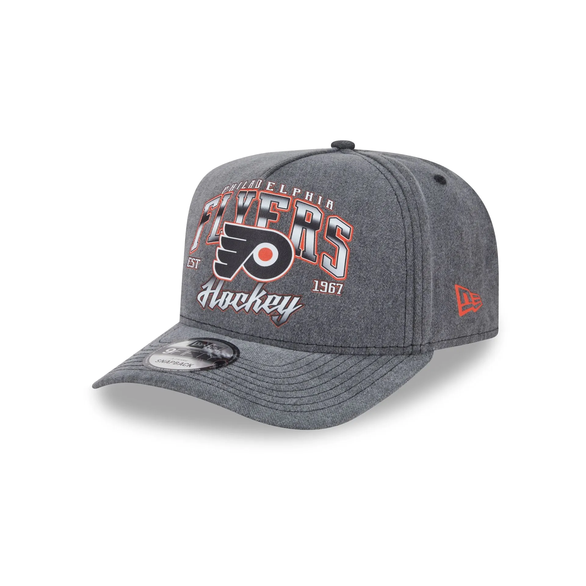 Philadelphia Flyers Washed 9FIFTY A-Frame Snapback Hat sold by New Era