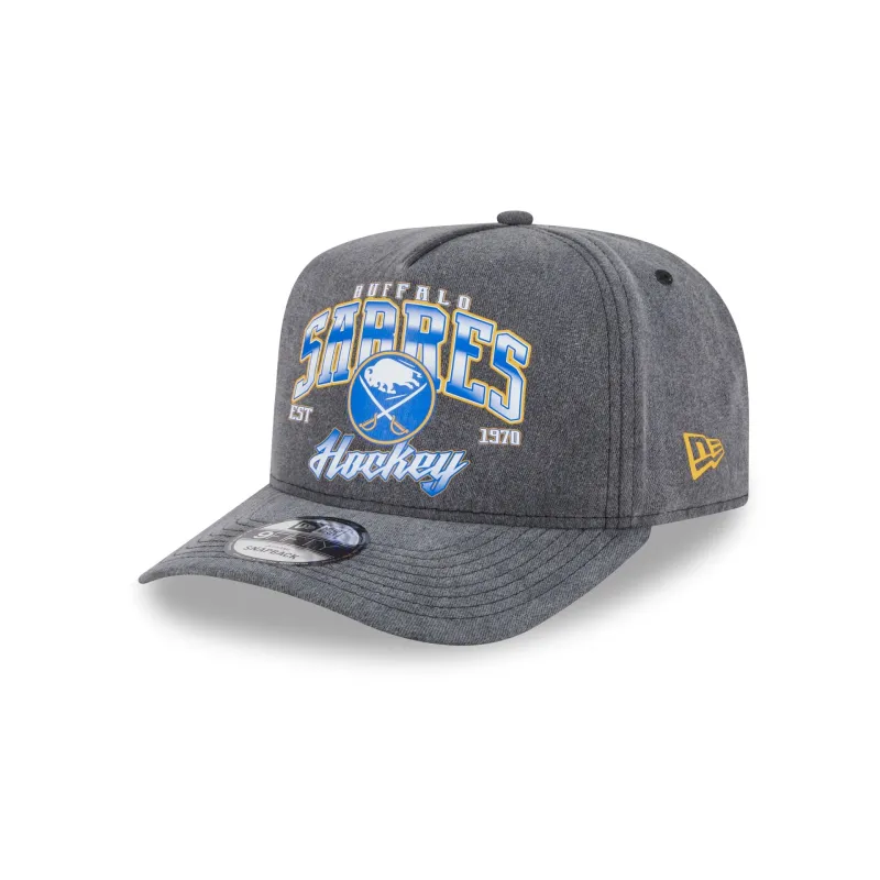 Buffalo Sabres Washed 9FIFTY A-Frame Snapback Hat sold by New Era