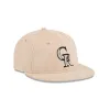 Colorado Rockies Stone Suede Retro Crown 9FIFTY Snapback Hat sold by New Era