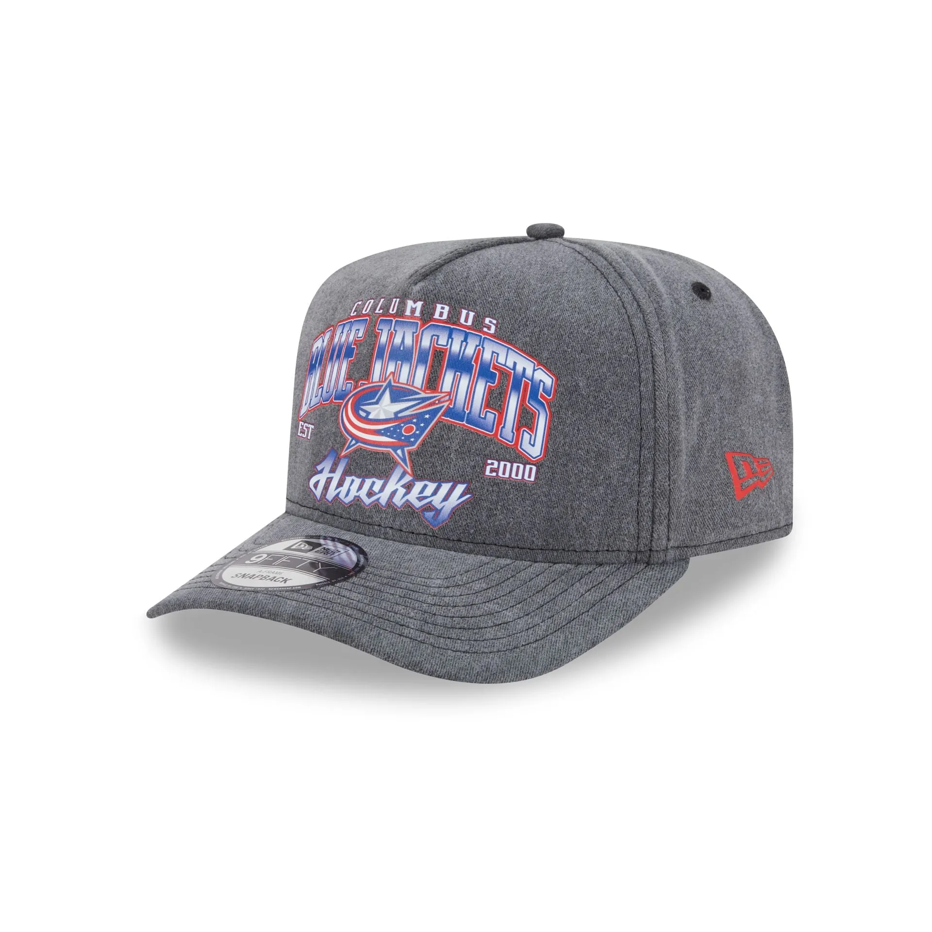 Columbus Blue Jackets Washed 9FIFTY A-Frame Snapback Hat sold by New Era