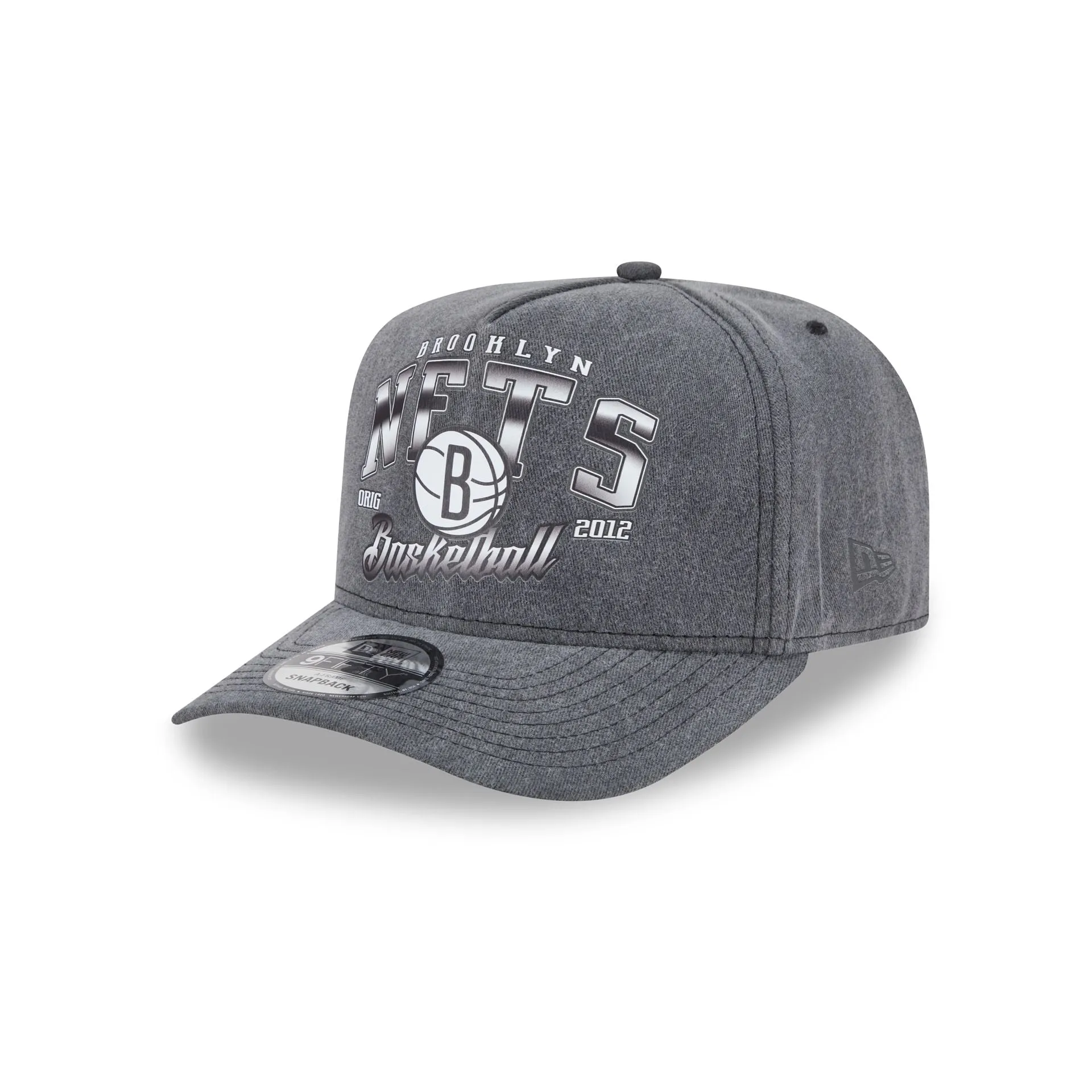 Brooklyn Nets Washed 9FIFTY A-Frame Snapback Hat sold by New Era