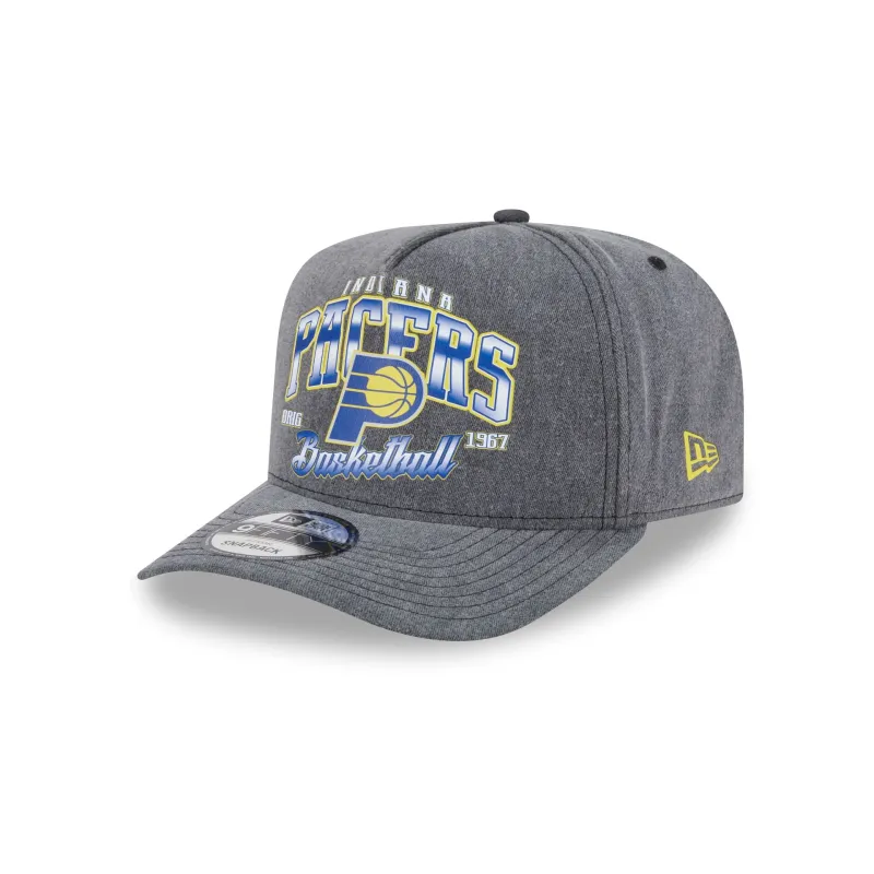 Indiana Pacers Washed 9FIFTY A-Frame Snapback Hat sold by New Era