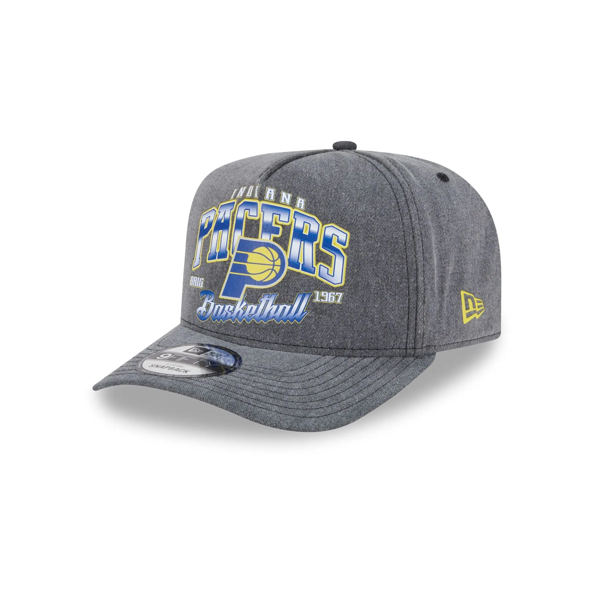 Indiana Pacers Washed 9FIFTY A-Frame Snapback Hat sold by New Era