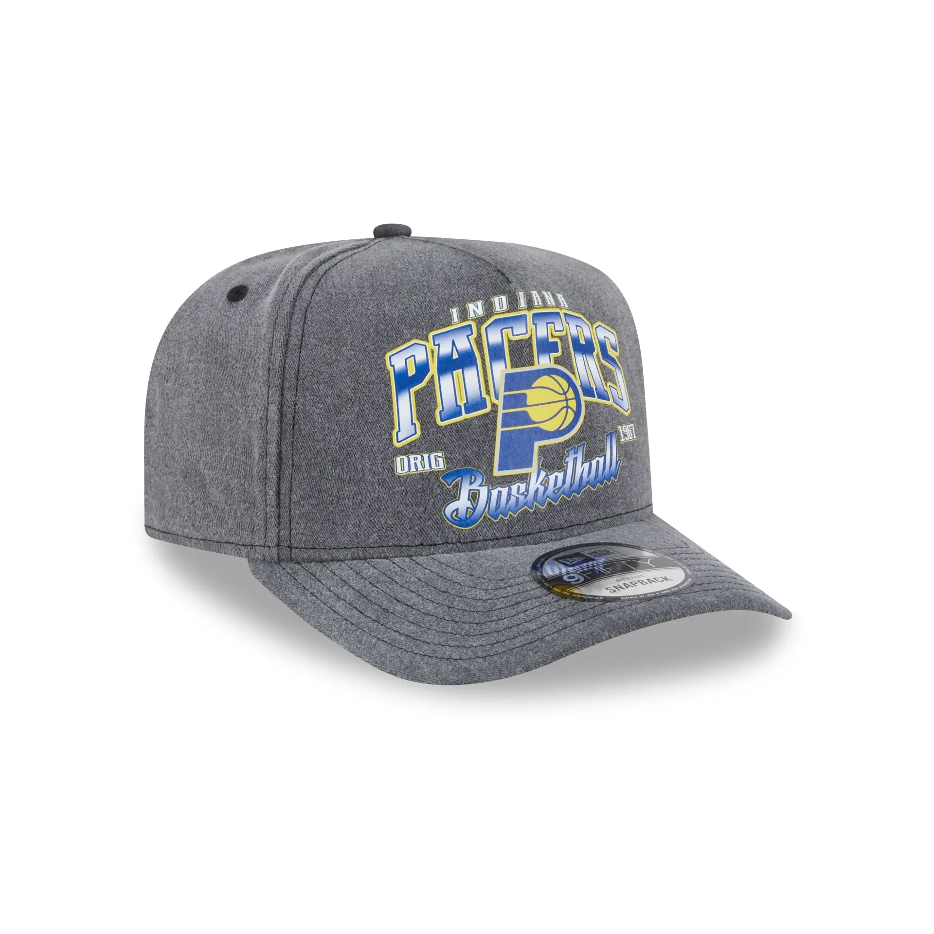 Indiana Pacers Washed 9FIFTY A-Frame Snapback Hat sold by New Era product image thumbnail 3