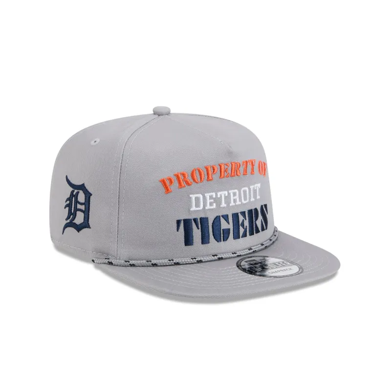 Detroit Tigers Vintage Gray Rope Golfer Hat sold by New Era