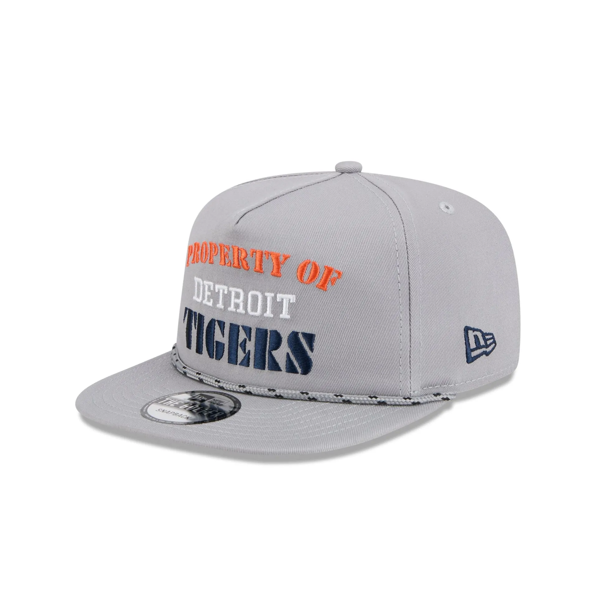 Detroit Tigers Vintage Gray Rope Golfer Hat sold by New Era product image thumbnail 3