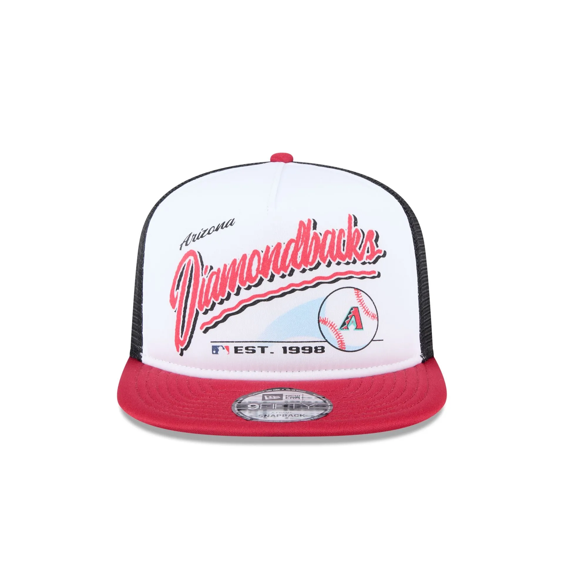 Arizona Diamondbacks Retro Script 9FIFTY A-Frame Trucker Hat sold by New Era product image thumbnail 2