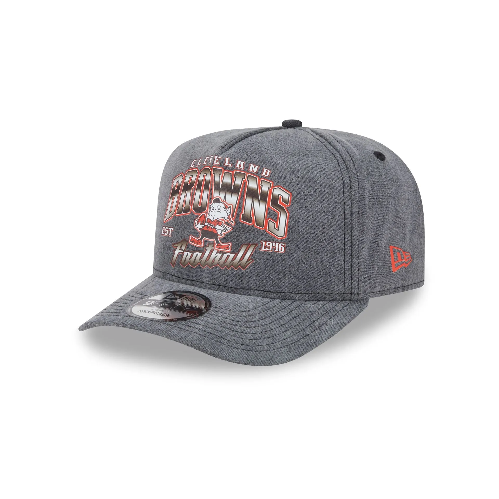 Cleveland Browns Washed 9FIFTY A-Frame Snapback Hat sold by New Era