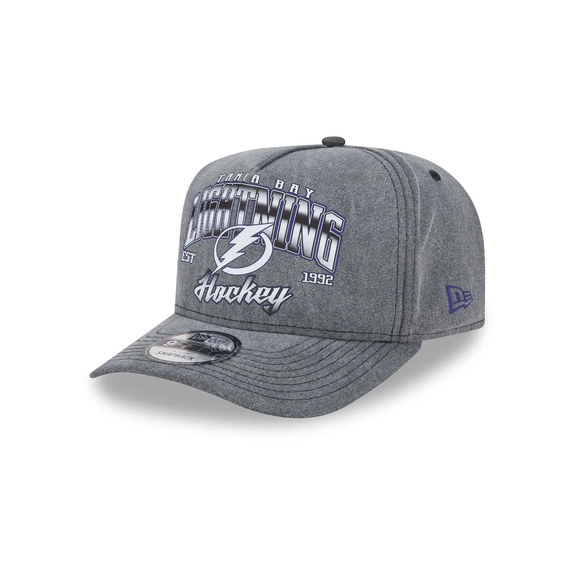 Tampa Bay Lightning Washed 9FIFTY A-Frame Snapback Hat sold by New Era