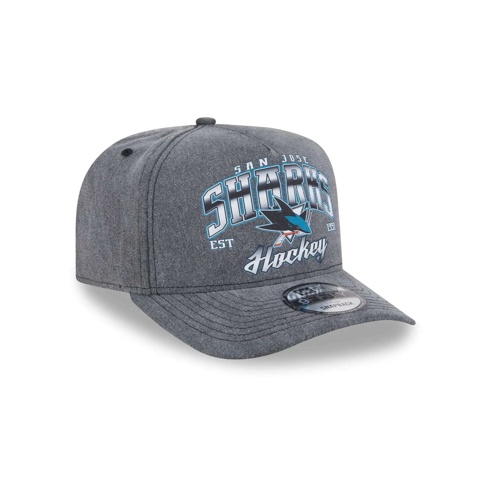 San Jose Sharks Washed 9FIFTY A-Frame Snapback Hat sold by New Era product image thumbnail 3