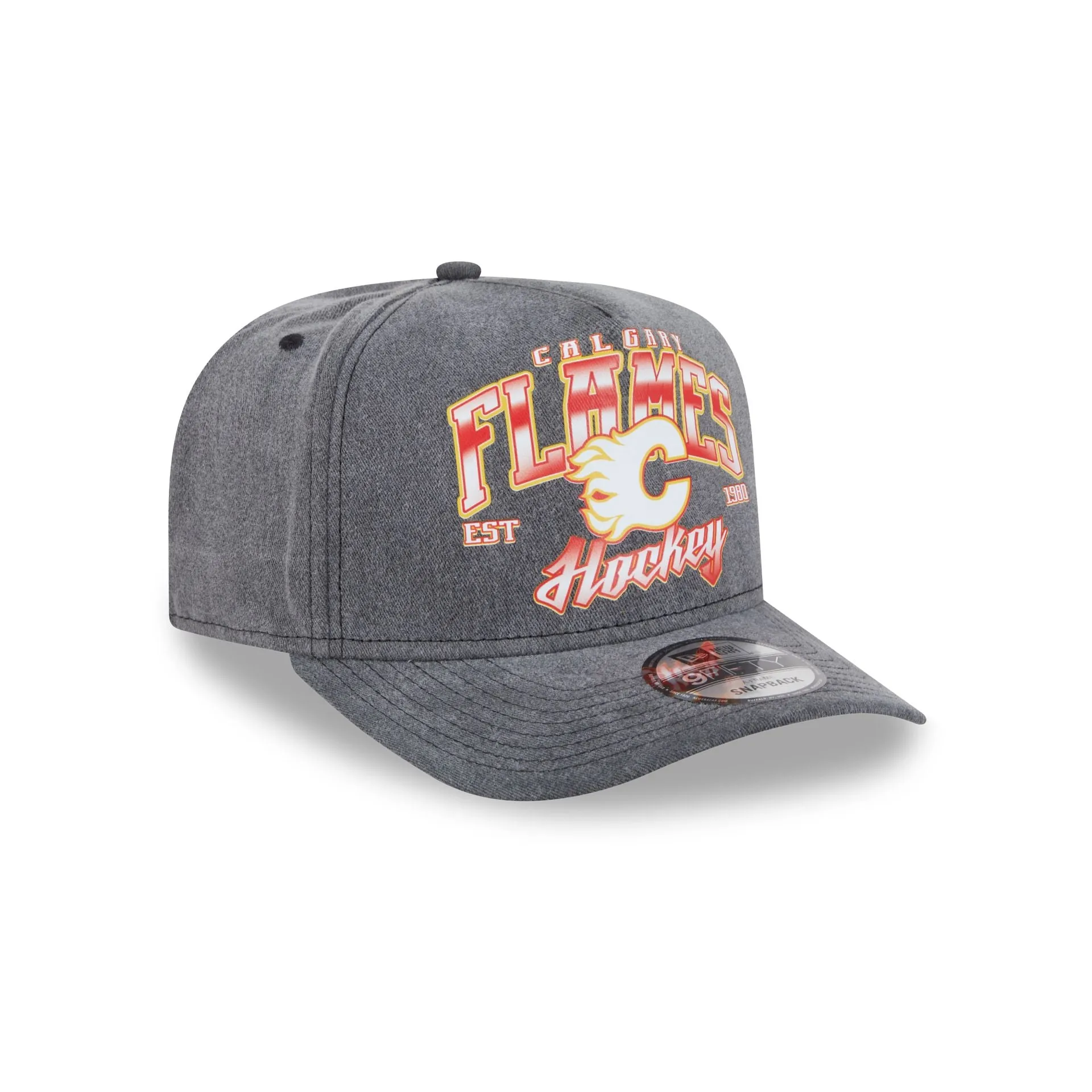 Calgary Flames Washed 9FIFTY A-Frame Snapback Hat sold by New Era product image thumbnail 3
