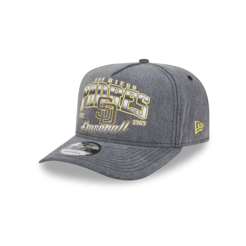 San Diego Padres Washed 9FIFTY A-Frame Snapback Hat sold by New Era