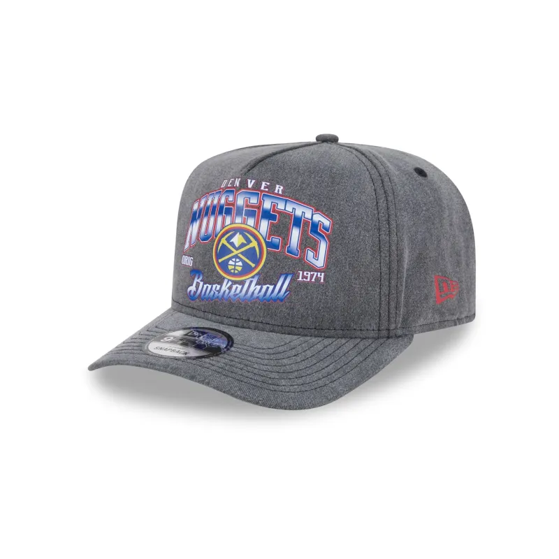 Denver Nuggets Washed 9FIFTY A-Frame Snapback Hat sold by New Era