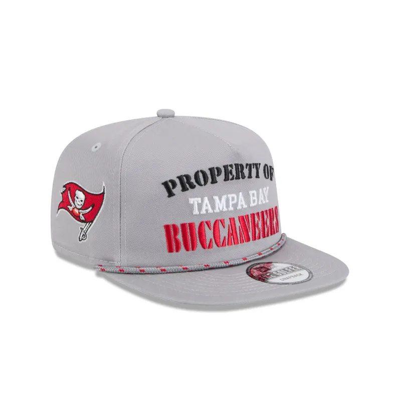 Tampa Bay Buccaneers Vintage Gray Rope Golfer Hat sold by New Era