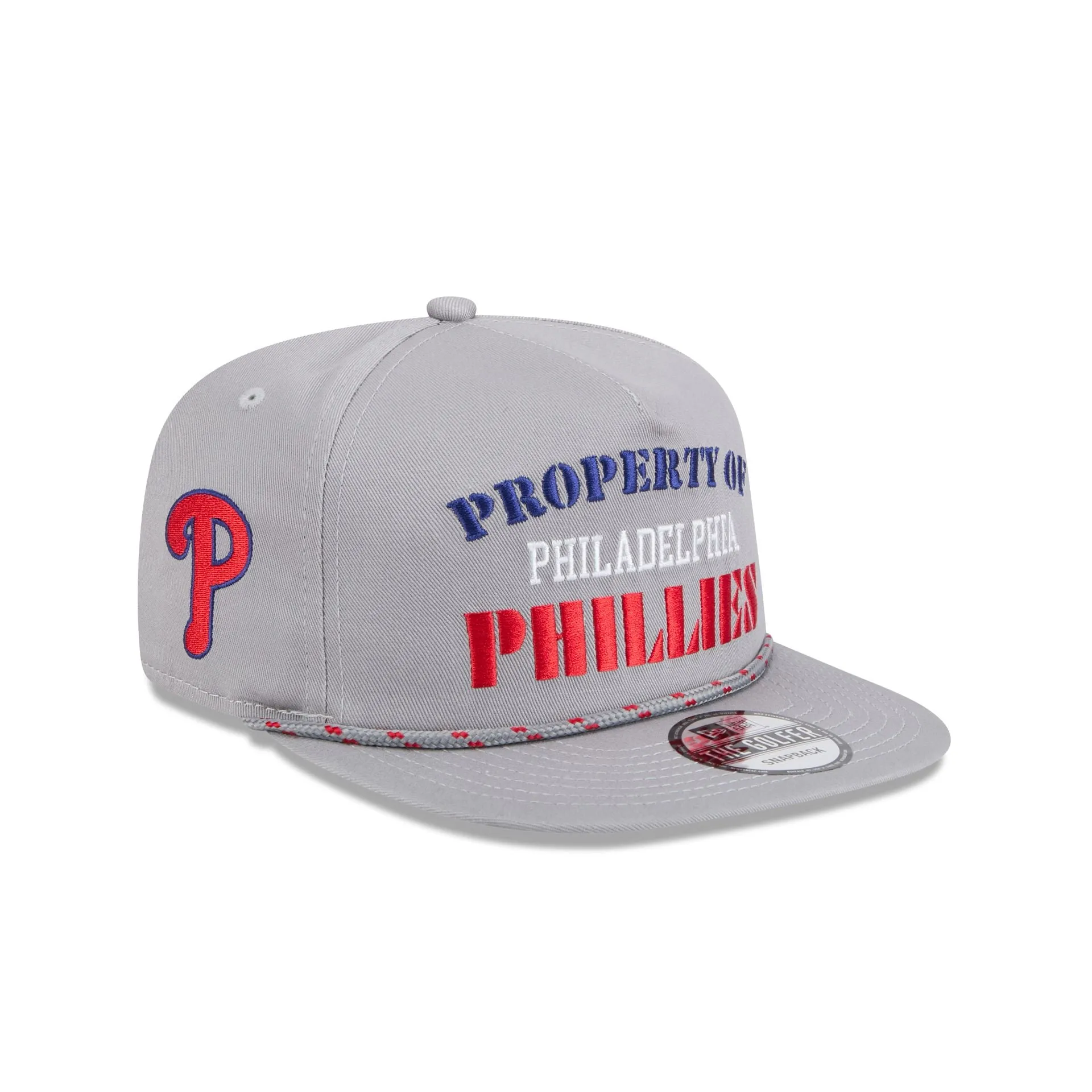 Philadelphia Phillies Vintage Gray Rope Golfer Hat sold by New Era