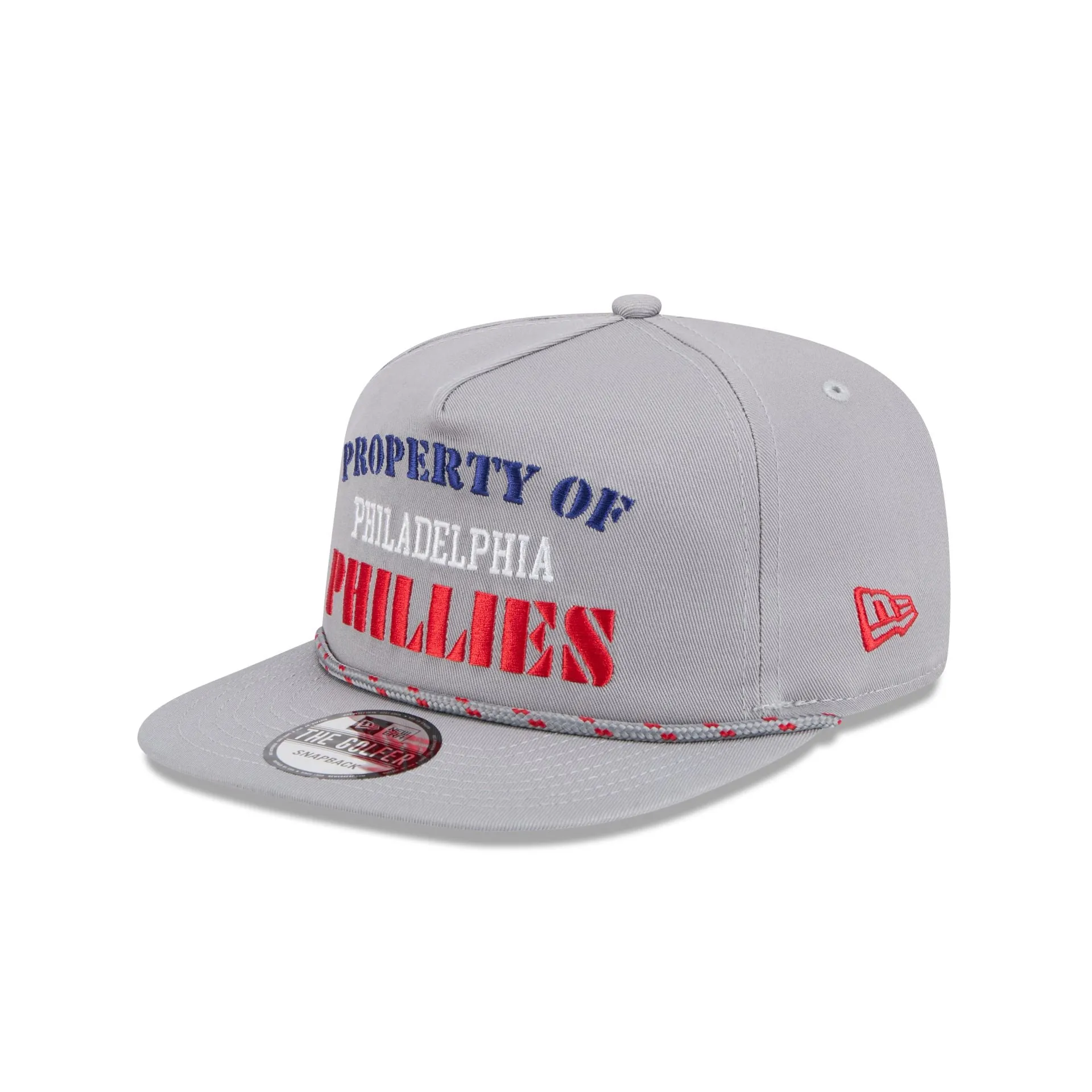Philadelphia Phillies Vintage Gray Rope Golfer Hat sold by New Era product image thumbnail 3