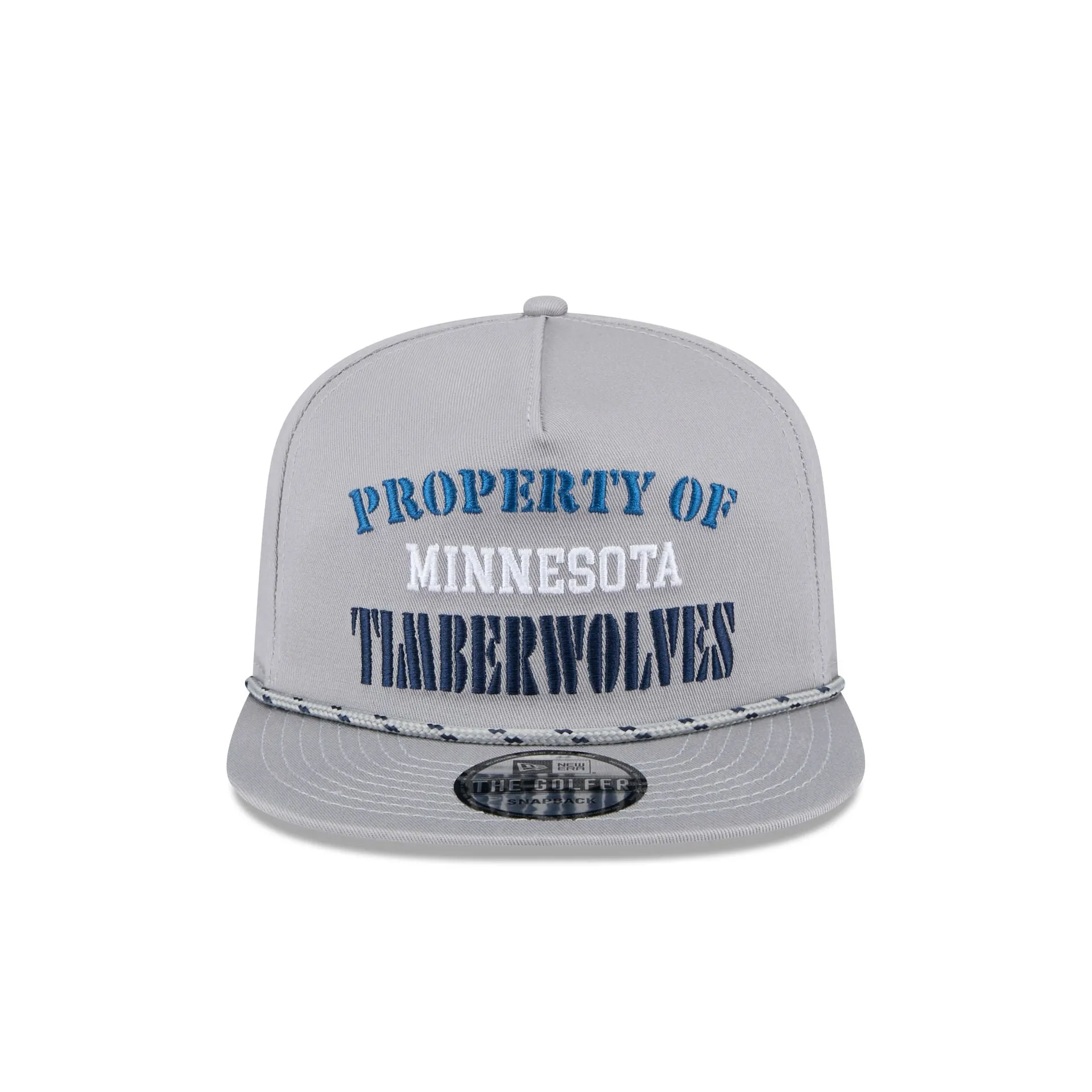Minnesota Timberwolves Vintage Gray Rope Golfer Hat sold by New Era product image thumbnail 2