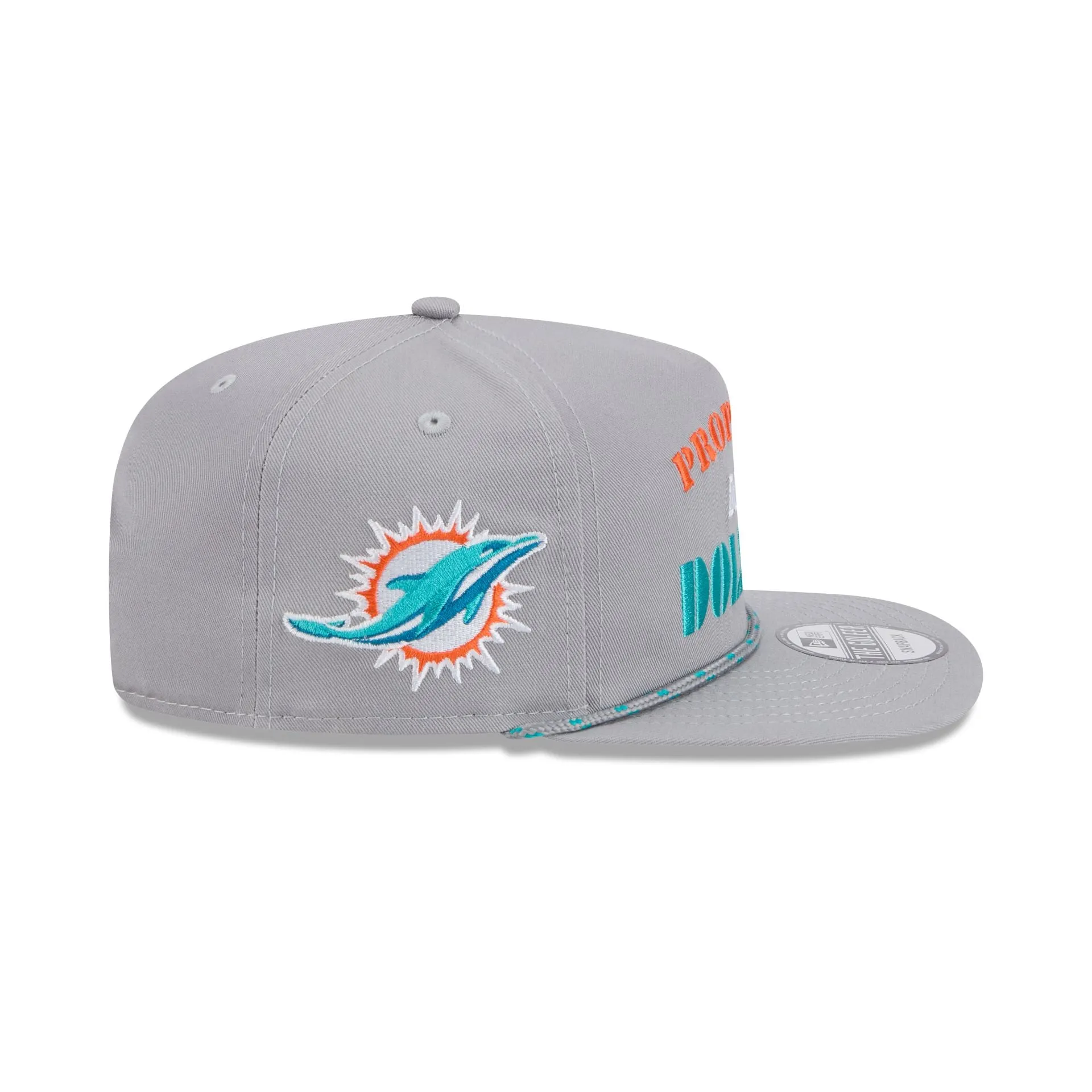 Miami Dolphins Vintage Gray Rope Golfer Hat sold by New Era product image thumbnail 4