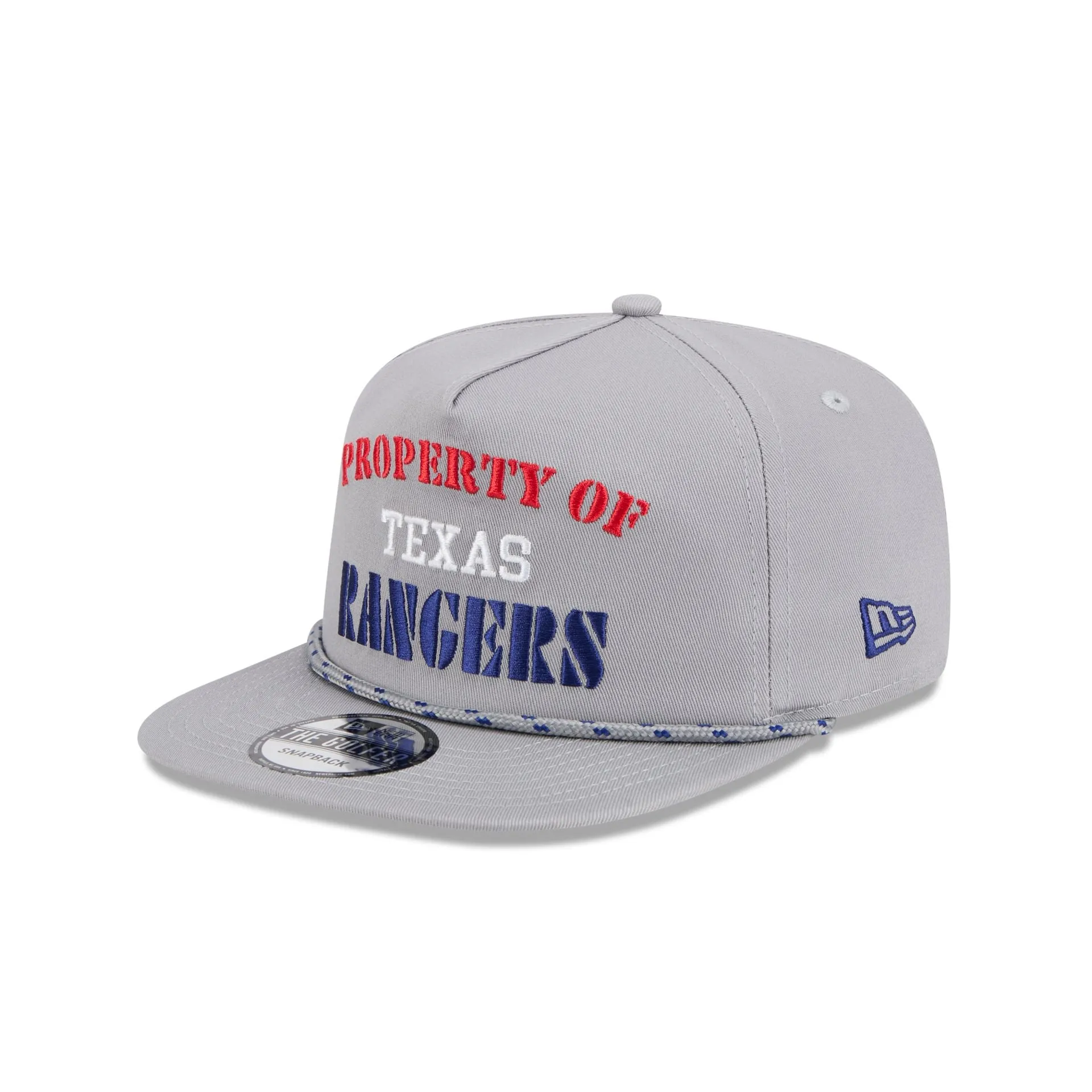 Texas Rangers Vintage Gray Rope Golfer Hat sold by New Era product image thumbnail 3