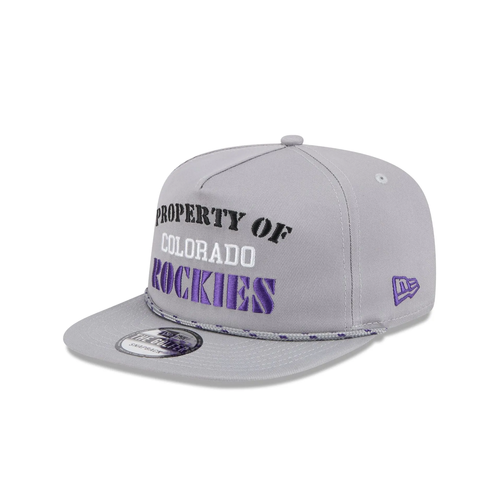 Colorado Rockies Vintage Gray Rope Golfer Hat sold by New Era product image thumbnail 3