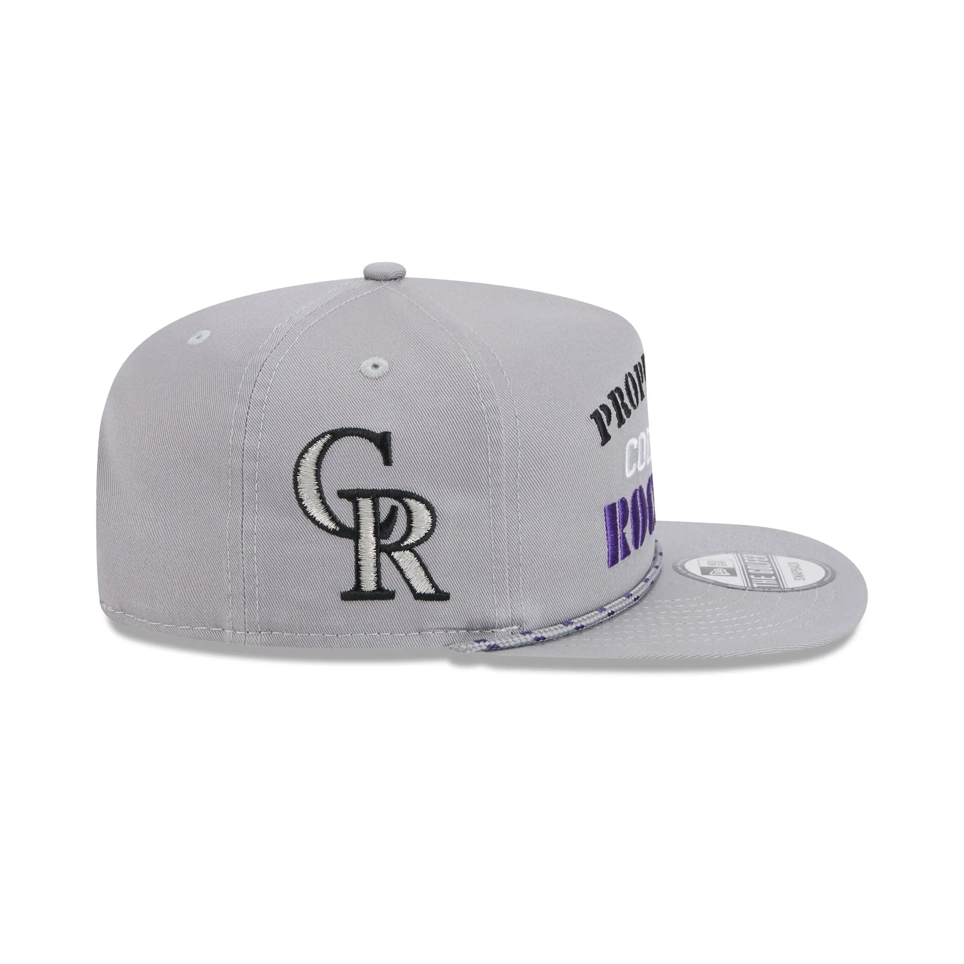 Colorado Rockies Vintage Gray Rope Golfer Hat sold by New Era product image thumbnail 4