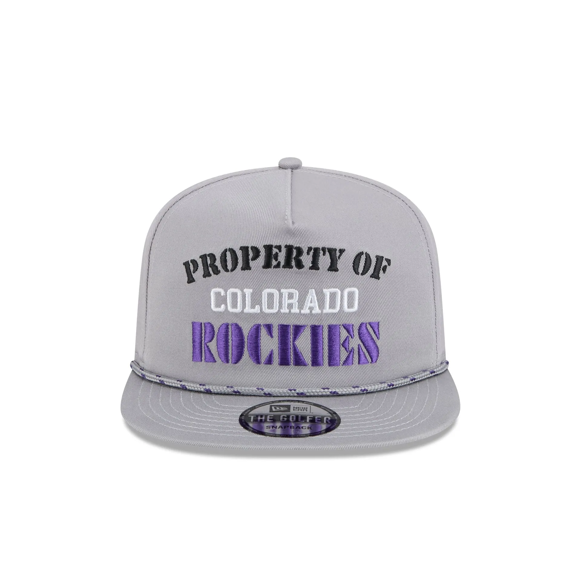 Colorado Rockies Vintage Gray Rope Golfer Hat sold by New Era product image thumbnail 2