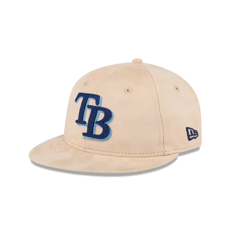 Tampa Bay Rays Stone Suede Retro Crown 9FIFTY Snapback Hat sold by New Era