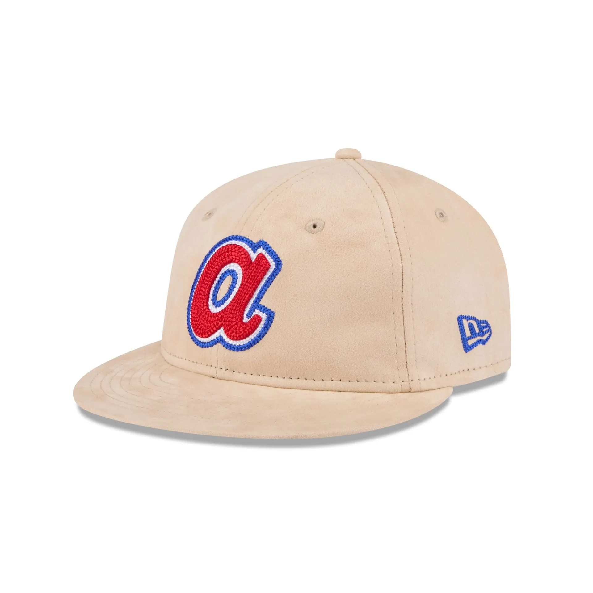 Atlanta Braves Stone Suede Retro Crown 9FIFTY Snapback Hat sold by New Era
