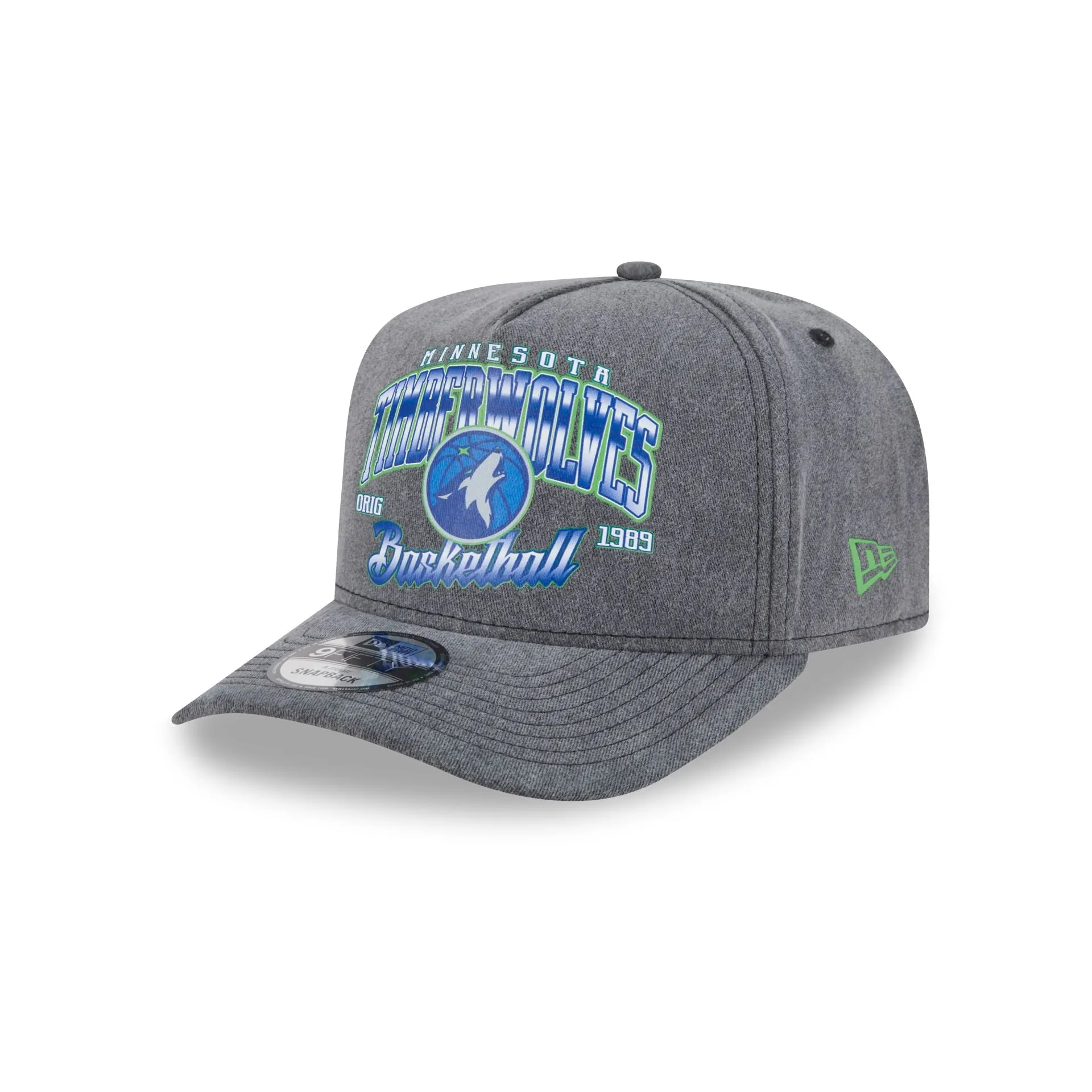 Minnesota Timberwolves Washed 9FIFTY A-Frame Snapback Hat sold by New Era